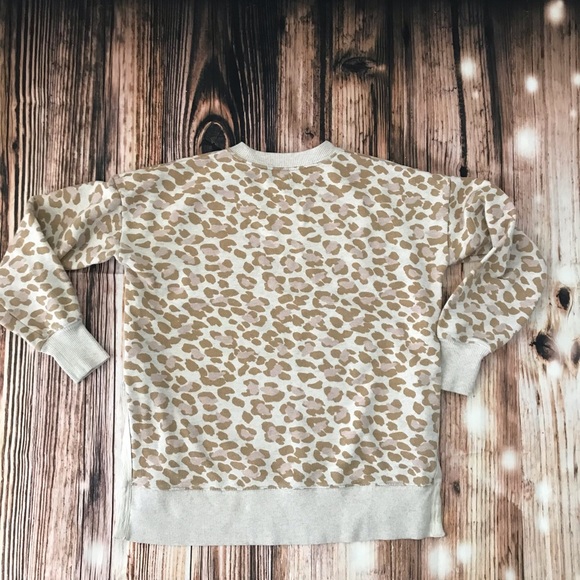 AERIE LEOPARD PRINT SWEATSHIRT - Picture 8 of 11